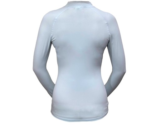 Рашгард женский SCALLOPS PROSKIN ZIP W`S бирюзовый